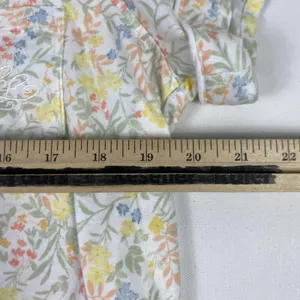Lauren Ralph Lauren Pajama Shirt‎ Womens Large White Floral Print Top Sleepwear thumbnail 6