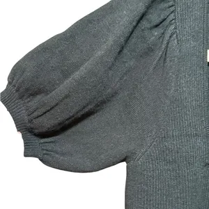 French Connection Women's Jaida‎ Babysoft Square-Neck Sweater Black Sz M thumbnail 9