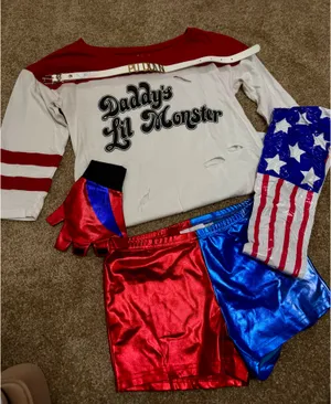ThatsSoFetch Harley Quinn Halloween Costume thumbnail 1