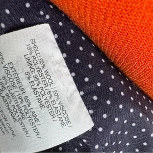 J. Crew Wool Blend Parke Single Button Blazer Orange Red Size 0 thumbnail 14