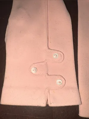 Women's Pink Dress Gloves with Button Detail thumbnail 3