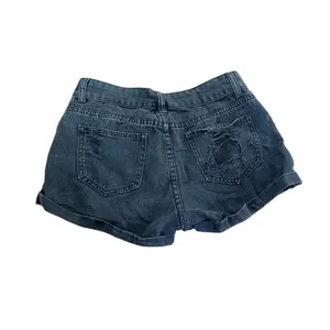 Classic Black Denim Women's Shorts thumbnail 2