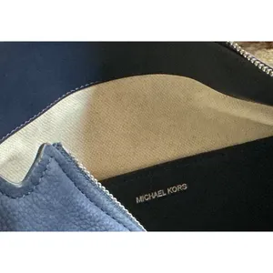 Michael Kors Nolita Medium Blue Suede Convertible Shoulder Hobo Bag 30F5GY5M2L thumbnail 9