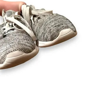 Adidas Women's Cloudfoam Pure Athletic‎ White & Gray Running Shoes Sz 10 thumbnail 5