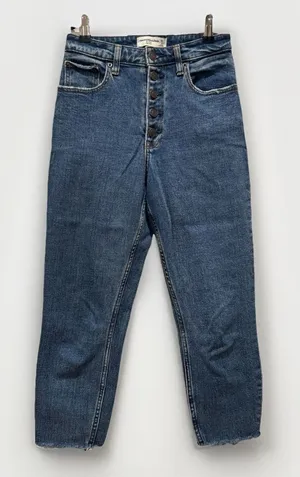 Abercrombie & Fitch Jeans Womens 25 0 The Mom High‎ Rise Ankle Crop Curve Love thumbnail 1