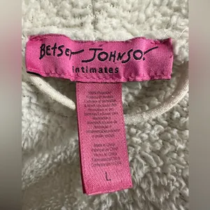 Betsey Johnson Plush Robe size Large thumbnail 5