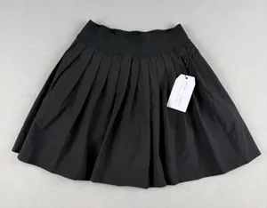 Better Together Black Pleated Mini Skirt XS Elastic Waist STK10492 NWT thumbnail 1