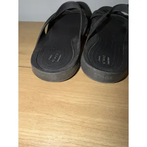Crocs Swiftwater Women's Size 9 Black Slides Comfort Strappy Flex Beach Water B thumbnail 3