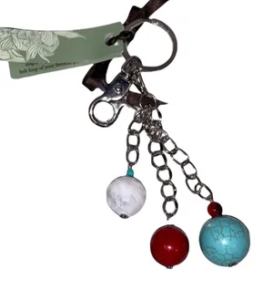 NWT Miche Nautic Purse‎ Charm Keychain Beaded Nautical Bag Charm thumbnail 1