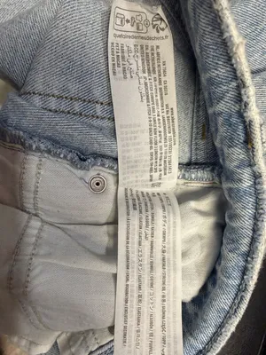 Abercrombie & Fitch Light Blue Straight Leg Jeans thumbnail 7