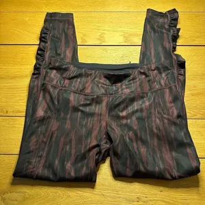 Lululemon Speed Tight IV Painted Animal Bordeaux Drama Black / Black 10 thumbnail 3