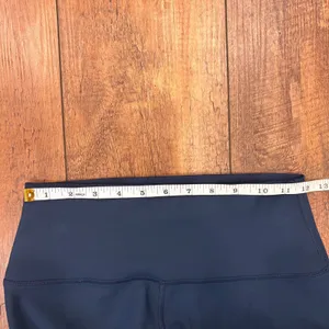 Alo Yoga Ripped Warrior Navy Blue Leggings Sz S High Waist Excellent Condition thumbnail 6