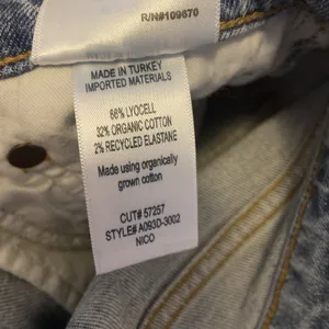 AGOLDE High Rise Straight Leg Distressed Jeans Light Wash Size 27‎ Button Fly thumbnail 16
