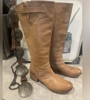 Women's Boots 5.5 High Knee Length Leather by Alberto Fermani thumbnail 1
