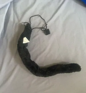Black Fuzzy Tail Accessory thumbnail 1