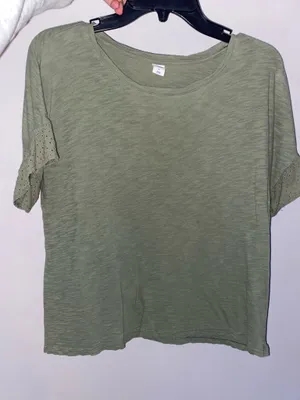 Old Navy Green Short Sleeve Top  thumbnail 1
