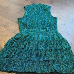 1. State Metallic Shimmering Sleeveless Dress Large C11-039 thumbnail 7