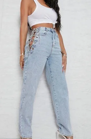 SheIn Waist Chain Jeans thumbnail 1