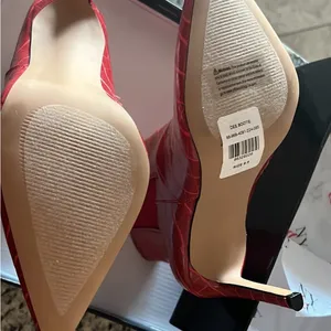 New York & Company RED booties thumbnail 4