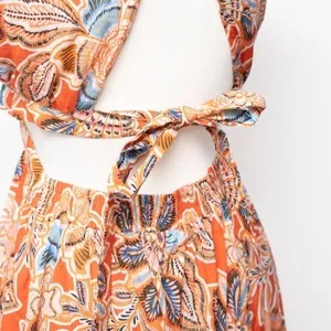 MISA‎ - Dana Mae Cut‑Out Cotton Floral Maxi Dress thumbnail 13