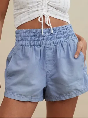 Aerie Babewatch High Waisted Pull On Short Monaco Blue thumbnail 1