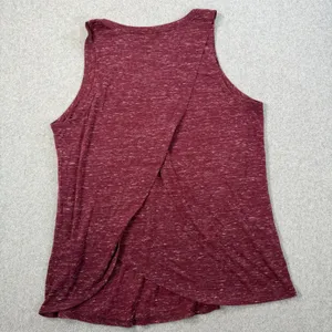Bulldogs Since Forever Blue 84 Tank Top Women's XL Maroon Heathered Cross Back thumbnail 10