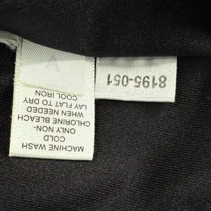 Ann Taylor LOFT Satin Trim Sleeveless A-Line Fit & Flare Little Black Dress Tuxedo Size14 thumbnail 9