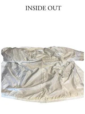 Wilson's Leather VINTAGE 1980'S WHITE LEATHER OVER-SIZED JACKET (S) thumbnail 13