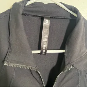 90 Degree by Reflex Women's Sz Large Full Zip Runner Jacket Black Stretch Pocket thumbnail 11