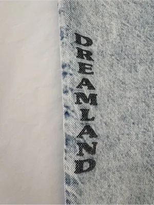 PacSun los angeles graphic jeans acid wash Skelton dreamland 28 thumbnail 14