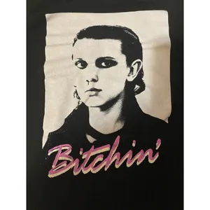 Bitchin Stranger Things Womens T-Shirt *Slim Fit* Size SM Black thumbnail 3
