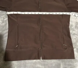 Lucy Activewear Women’s size medium Full Zip Motion yoga Jacket Brown thumbnail 7