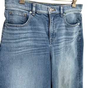Spanx Wide Leg Denim Jeans Womens‎ 29 Light Wash Blue High Waist Modern Classic thumbnail 3