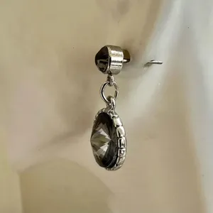 White House Black Market Crystal Drop Earrings thumbnail 4