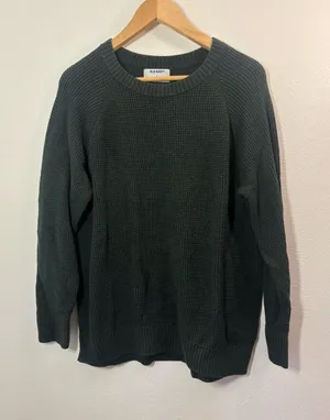 Old Navy Forest Green Crew Neck Sweater Size Large thumbnail 1