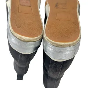 Dolce Vita Zelma Zip High Top Sneaker Booties Gray Size 8 thumbnail 9