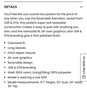 Reversible Axel Moto Jacket thumbnail 5
