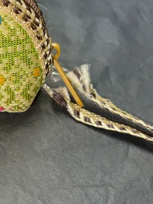 Handcrafted Green Embroidered Coin Purse - Women's Small Zipper Pouch thumbnail 2
