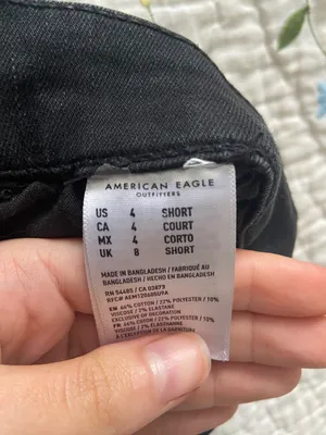 American Eagle Outfitters Black Ripped Jeans thumbnail 3