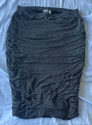 Vince camuto striped skirt thumbnail 1