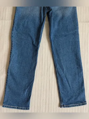 Re/Done Comfort Stretch High-Rise 70s Stove Pipe in Western Blue Size 26 thumbnail 11
