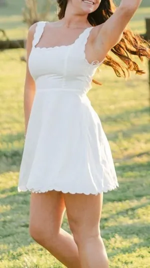 White mini dress thumbnail 1