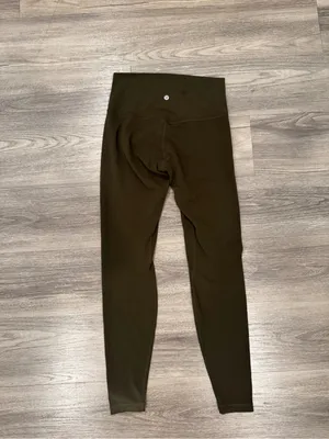 Lululemon Align Pant *Full Length 28" Dark Olive Size 8 thumbnail 3
