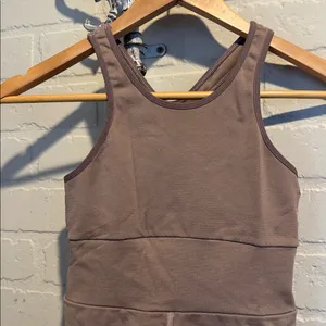 Free People Movement Every Single Time Runsie Size XS small taupe brown thumbnail 4