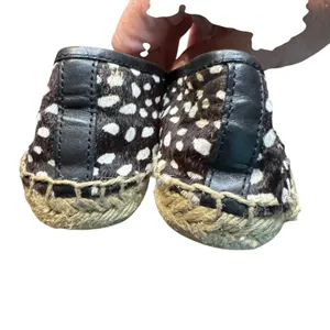 Tory Burch Shoes‎ Womens Size 6 Brown Fur Espadrille Flats Animal Print Casual thumbnail 9