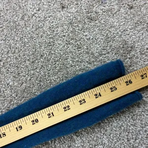 We The Free 100% Cashmere Sweater Women XS Roll Neck Seam Detail Blue Boho Indie thumbnail 5