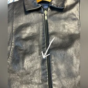 Wilsons Leather Pelle Studio Jacket Women Size Medium Full Zip Black Solid thumbnail 16