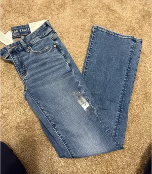 American Eagle next level curvy high waist skinny kick thumbnail 1