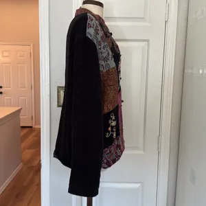 White Stag Vintage Y2K bohemian patchwork whimsigoth jacket thumbnail 9