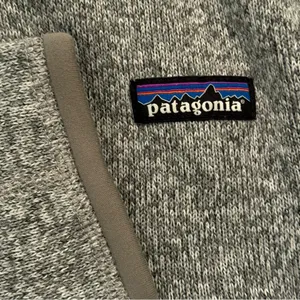 EUC Patagonia Gray Better Sweater Fleece Pullover 1/4 Zip Women’s Large L thumbnail 8